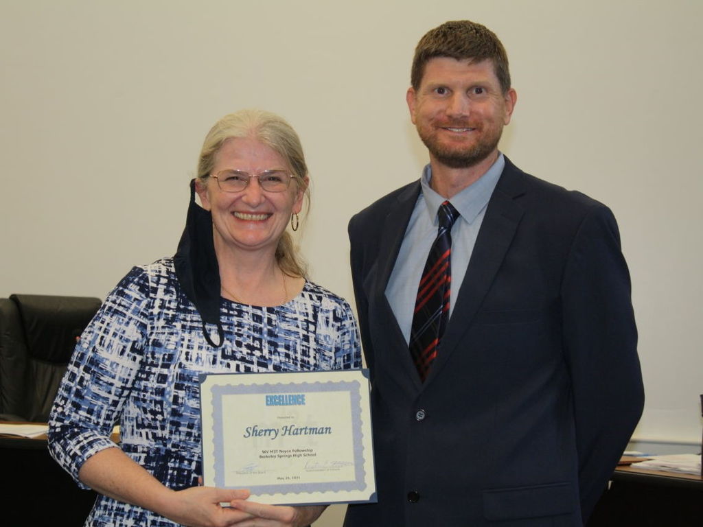 Aaron Close with Sherry Hartman