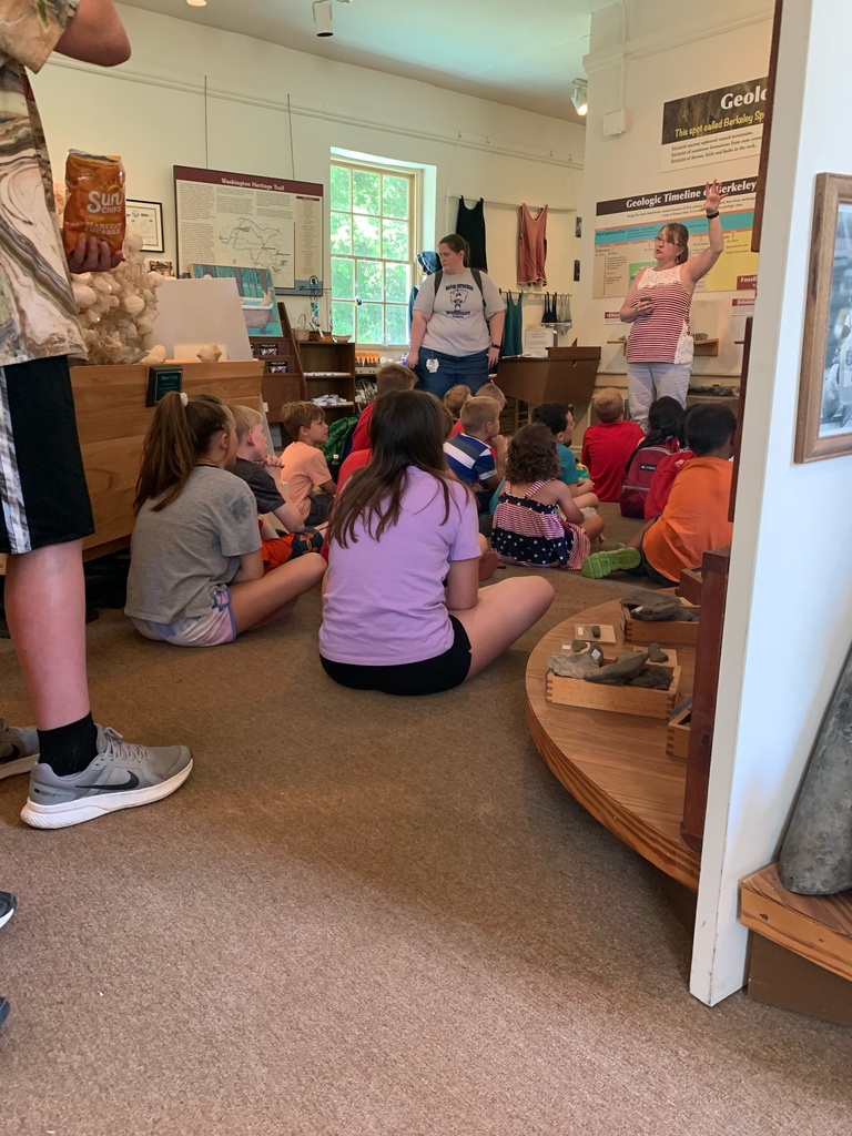 Camp Alpha and Camp MoCo students enjoy a trip to the Berkeley Springs Museum.