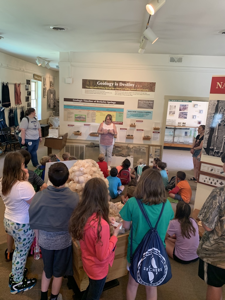 Camp Alpha and Camp MoCo students enjoy a trip to the Berkeley Springs Museum.