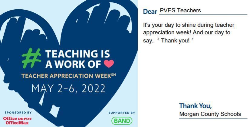 PVES Teacher Appreciation