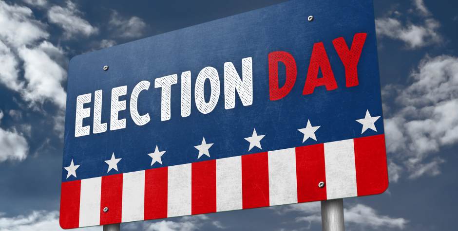 Election Day sign