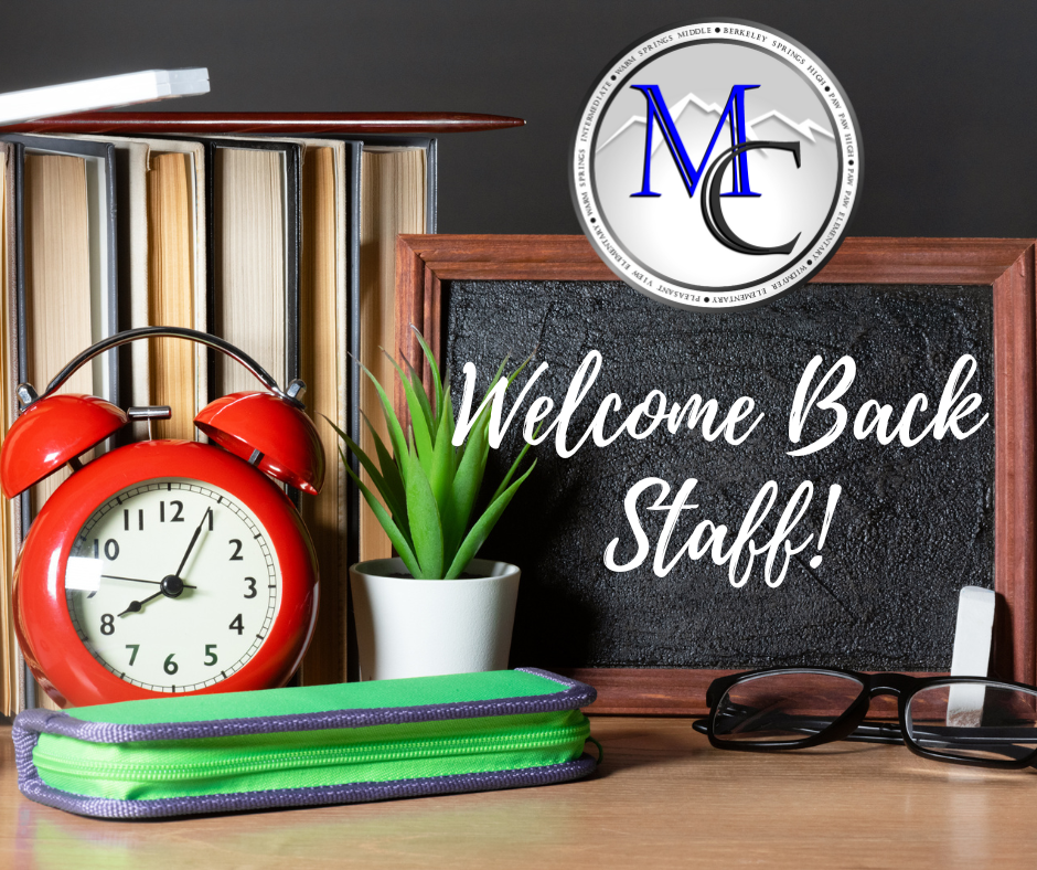 Welcome Back Staff
